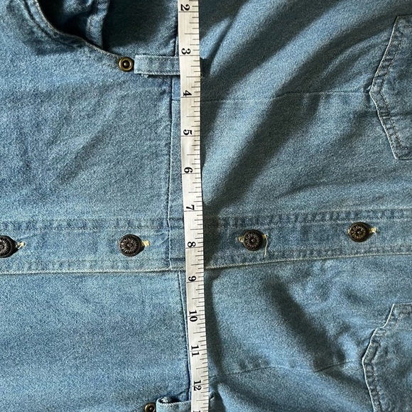 Robbie Bee Light Blue Denim Shirt Dress - Picture 9 of 9